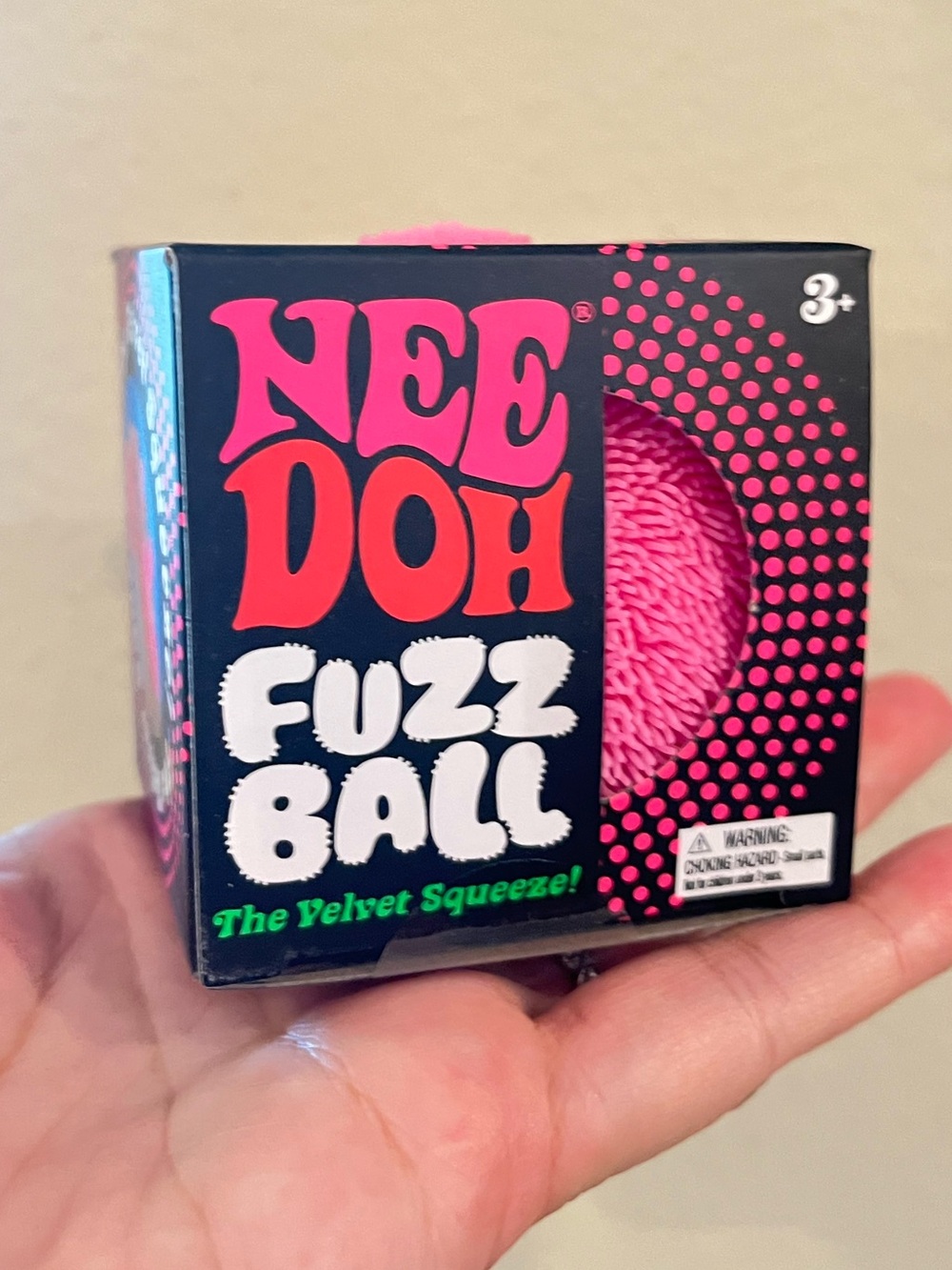 NeeDoh Fuzzball Pink brand new🌸